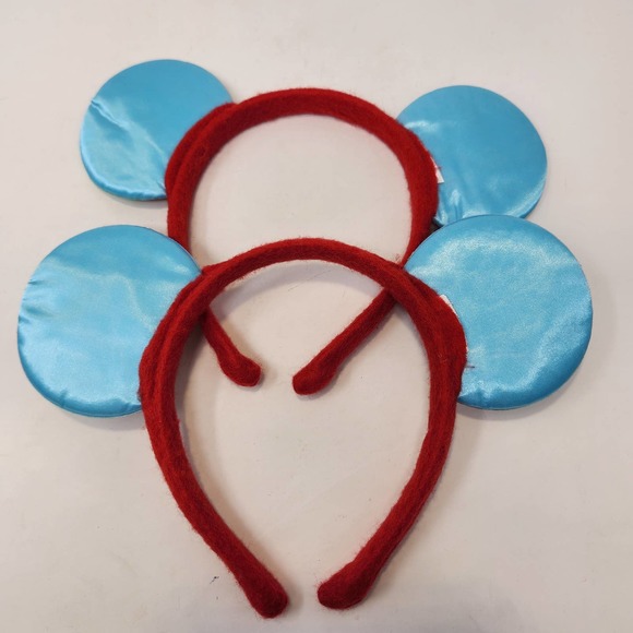 Disney Mickey Mouse Donald Duck Mickey Ears Christmas Holiday Headband Set of 2 - Picture 3 of 3